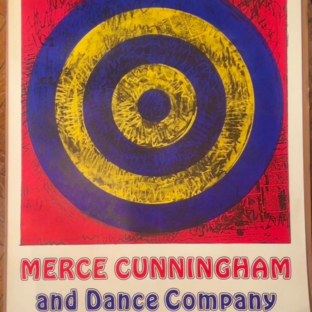 Jasper Johns poster 1968 mint